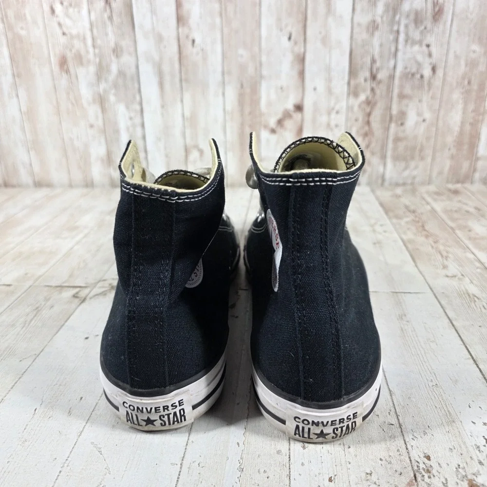 Converse Chuck Taylor All Star High Top Black White Mens 9 Womens 11 Sneaker